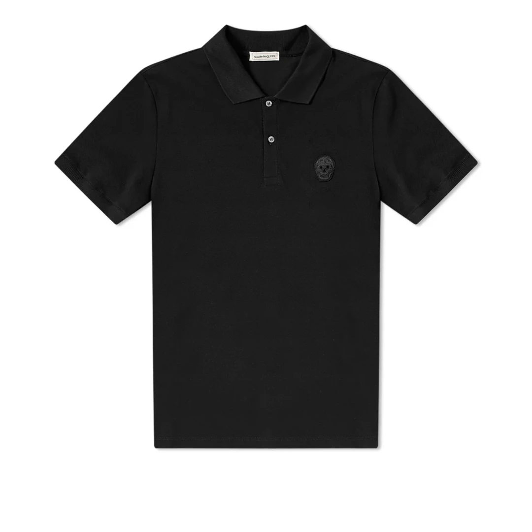 ALEXANDER MCQUEEN Skull Patch Polo Shirt