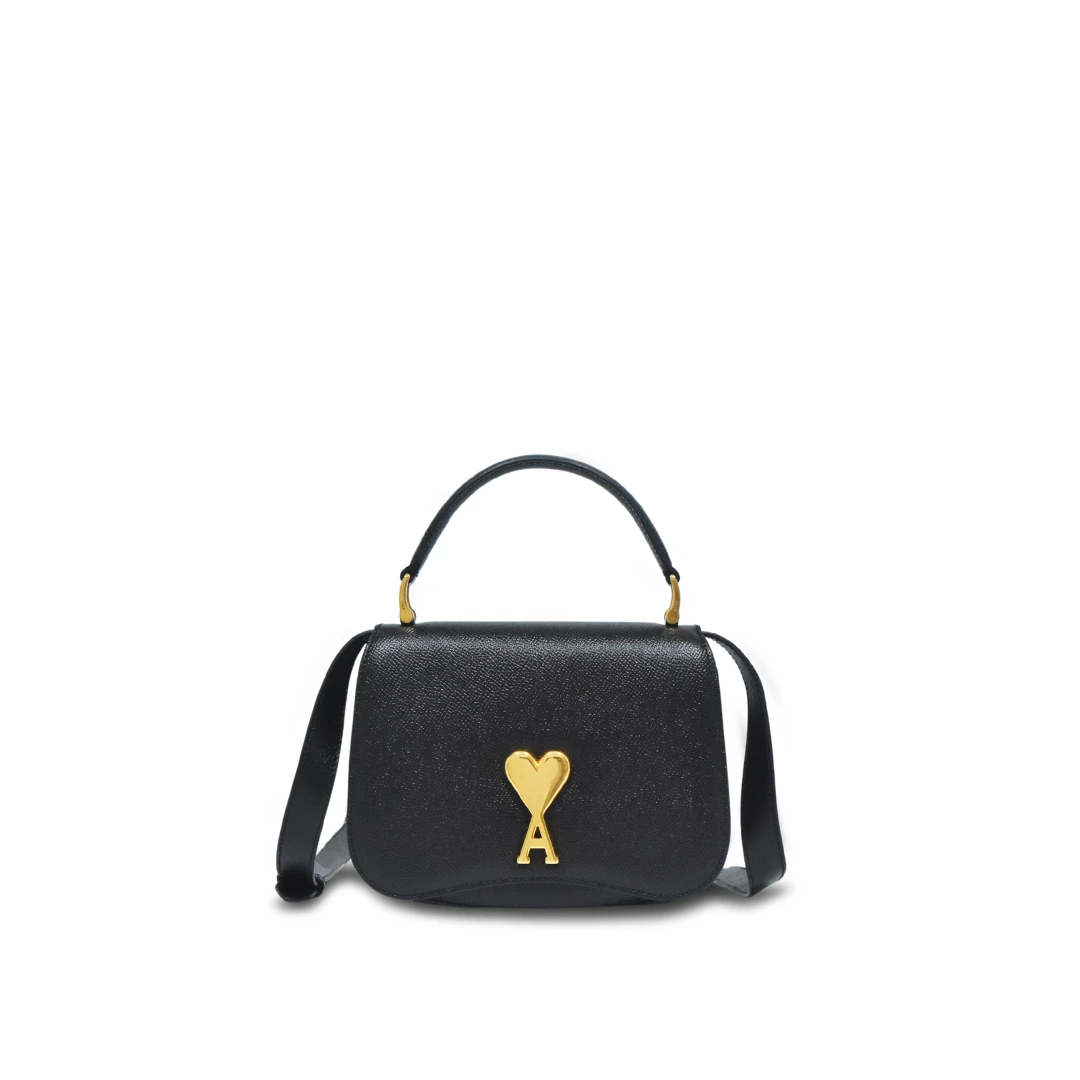 AMI PARIS Mini Paris Bag Grained Leather