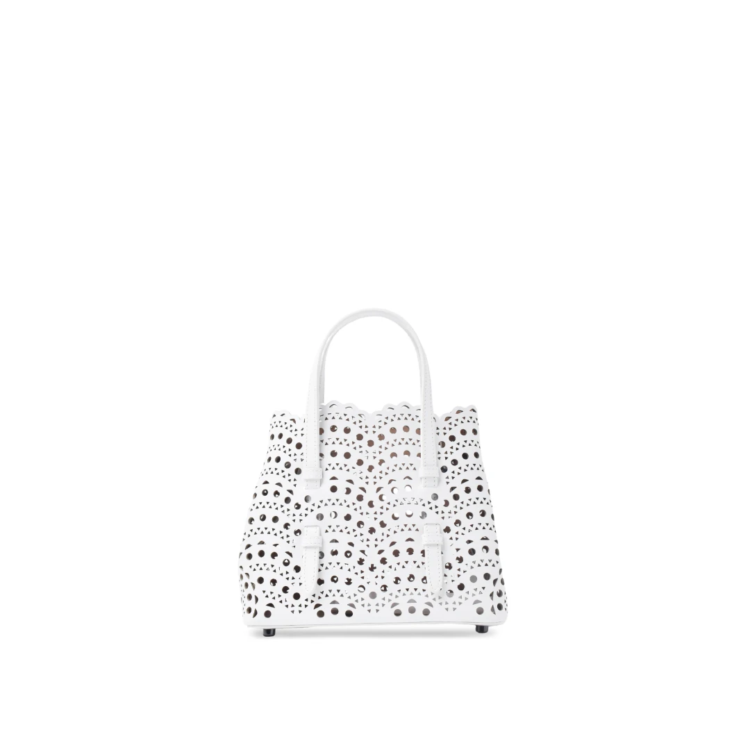 ALAIA Mina 20 Vienne Wave Mini Tote Bag