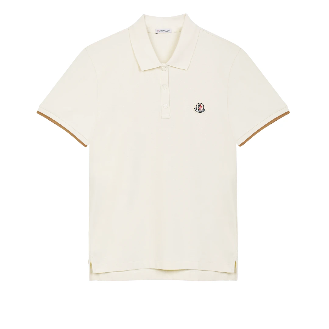 MONCLER Logo Patch Polo Shirt