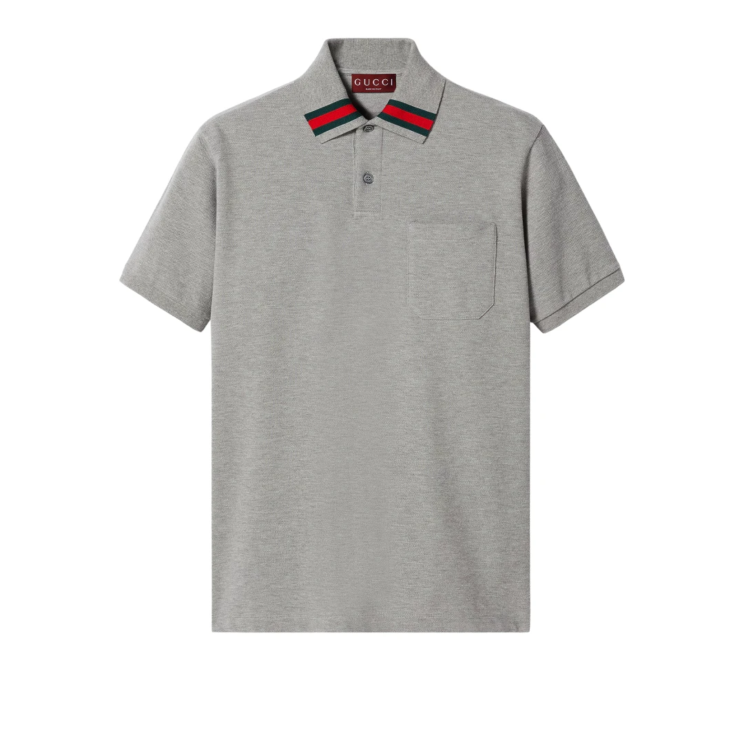 GUCCI Web Details Polo Shirt