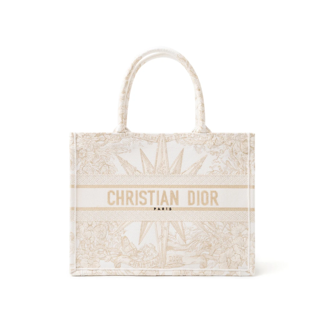 CHRISTIAN DIOR Book Tote Medium Reve D'Infini Embroidery