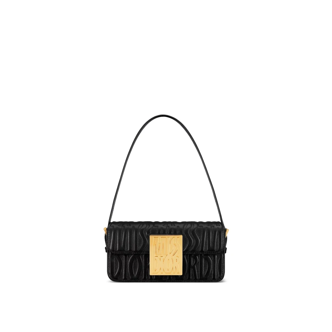 CHRISTIAN DIOR Miss Dior Allover Flap Bag Calfskin