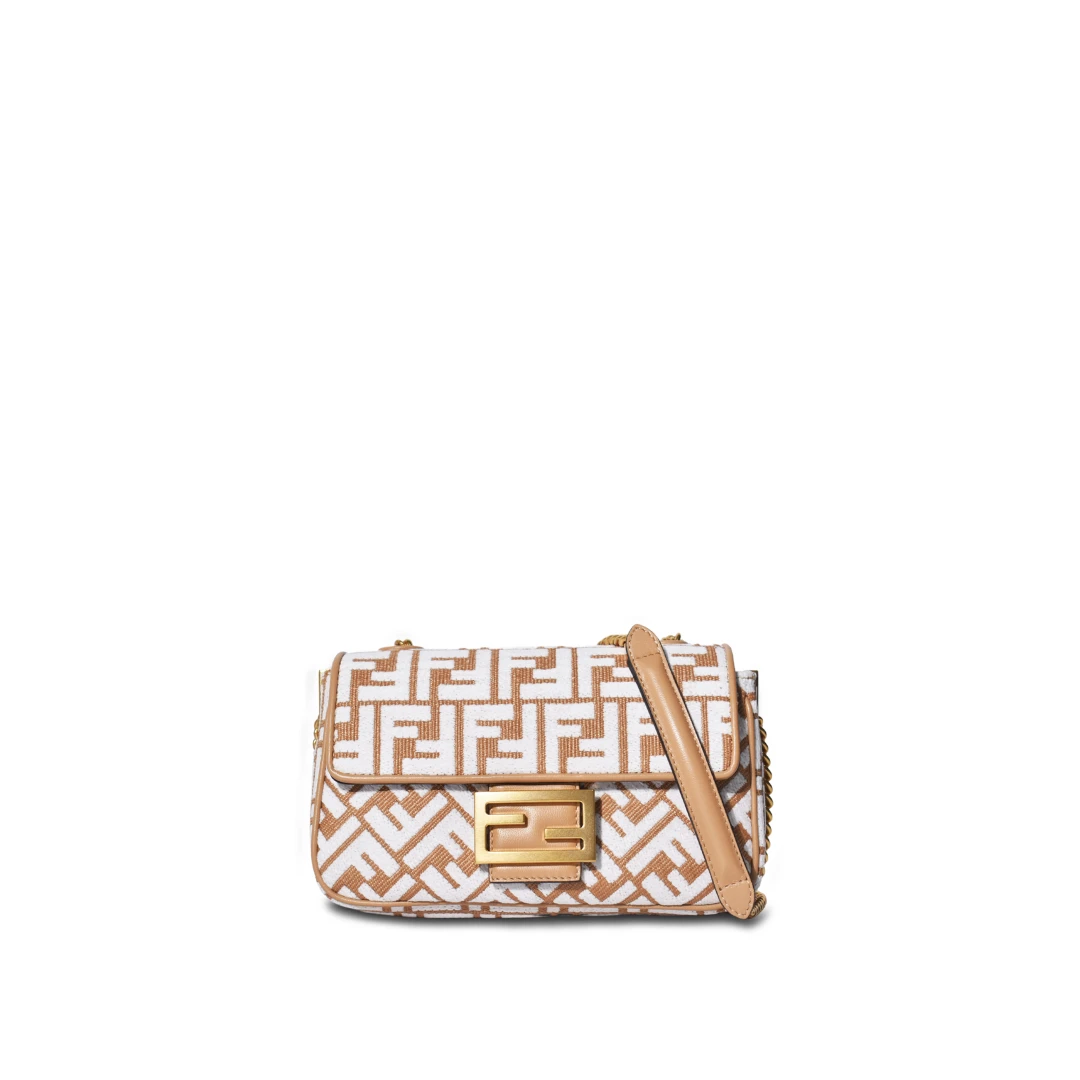 FENDI FF Medium Baguette Fabric