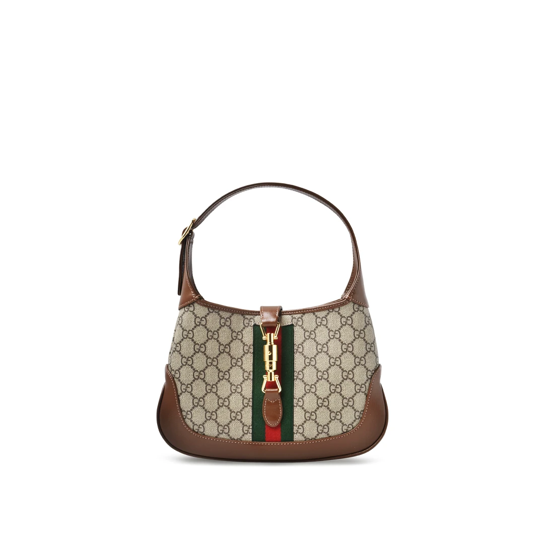 GUCCI Jackie 1961 GG Supreme Small Shoulder Bag