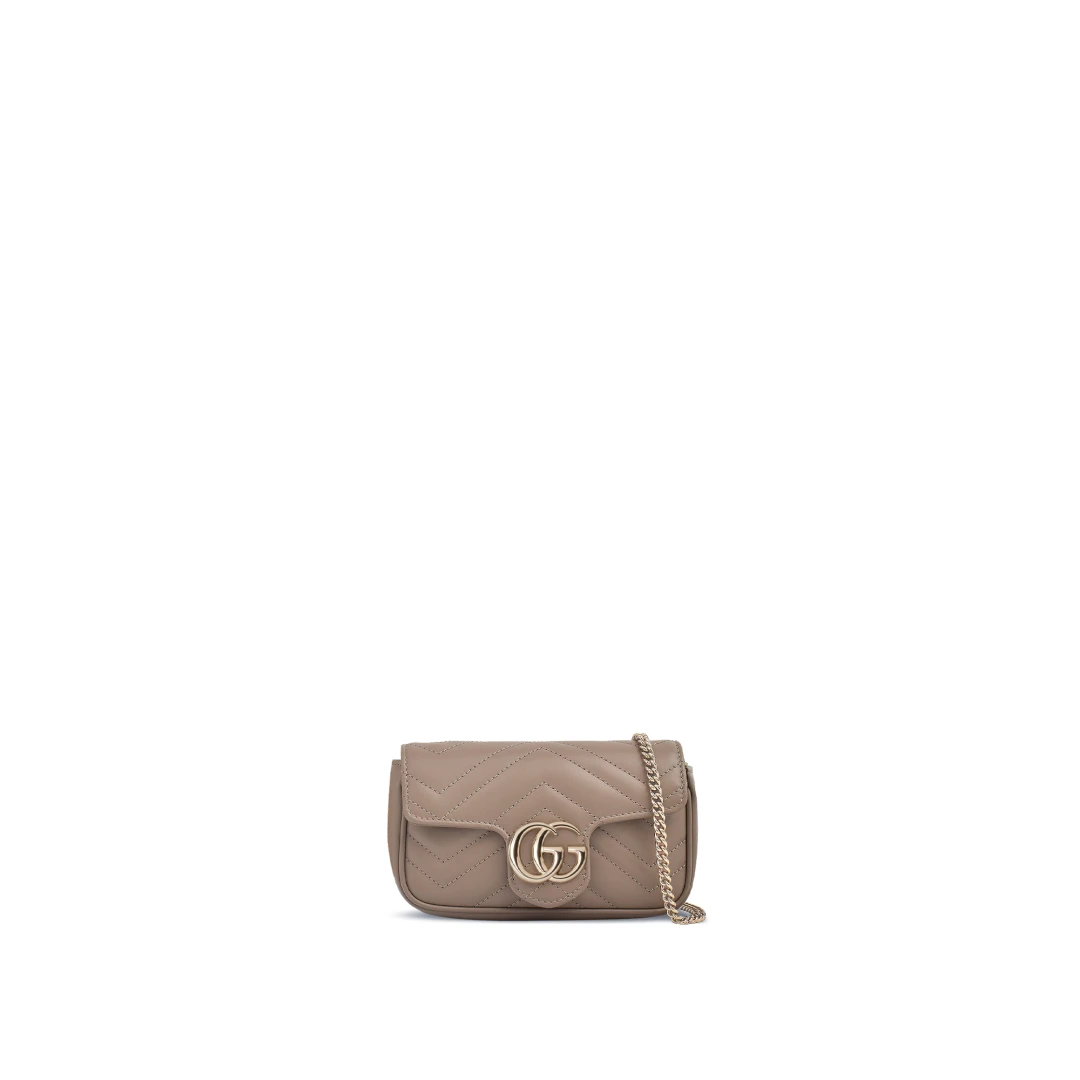 GUCCI GG Marmont Super Mini Bag Lghw