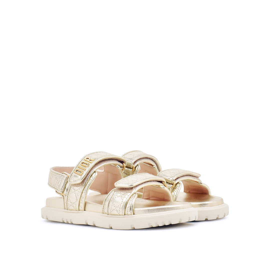 CHRISTIAN DIOR Dioract Sandal With Quilted Cannage Motif