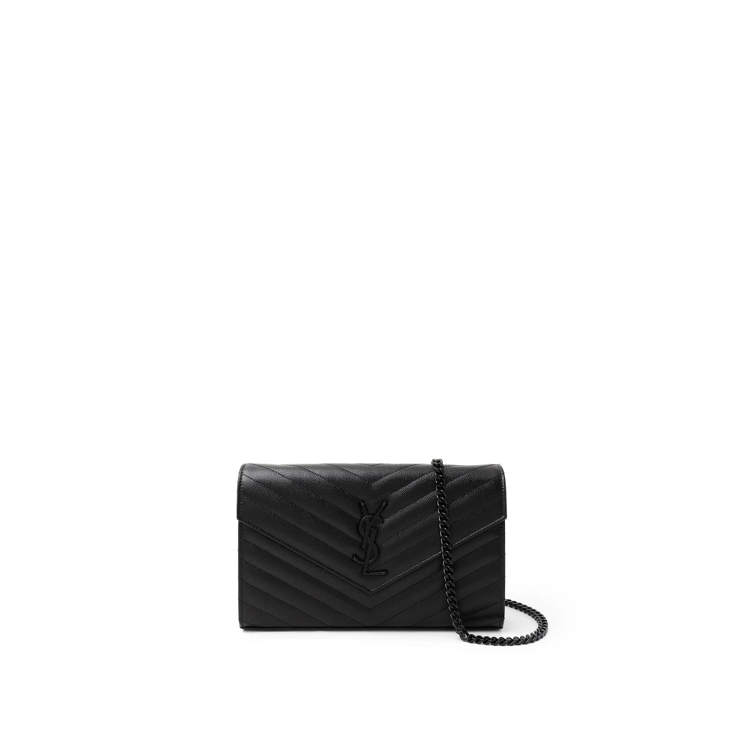 SAINT LAURENT Monogramme Wallet On Chain 22cm