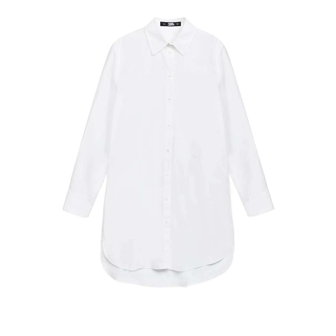 KARL LAGERFELD Ikonik 2.0 Tunic Long Sleeve Shirt