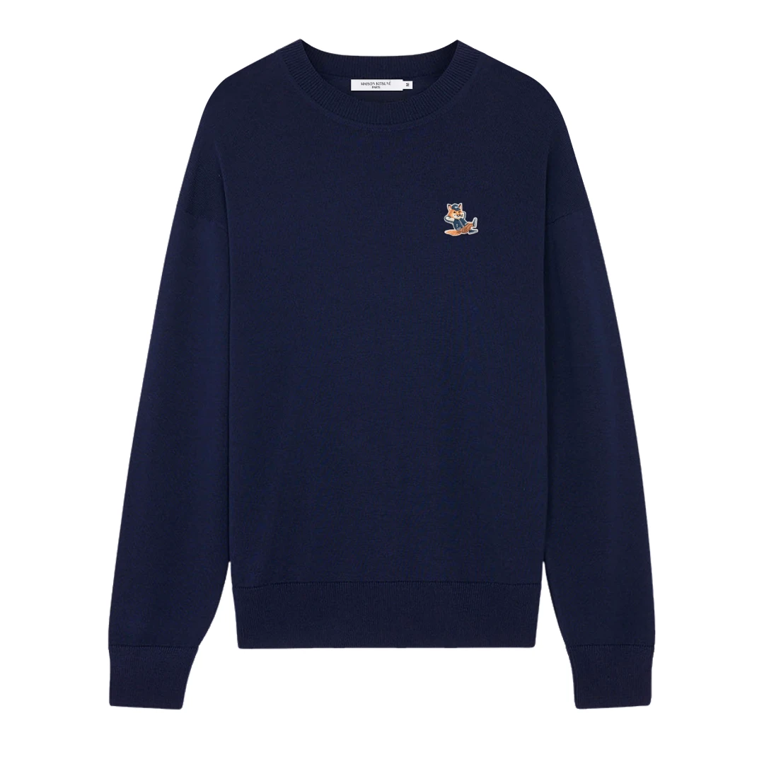 MAISON KITSUNE Dressed Chillax Fox Logo Sweater