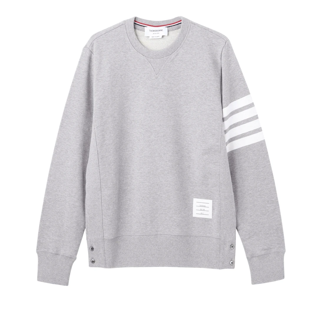 THOM BROWNE Classic Loopback 4-Bar Sweatshirt