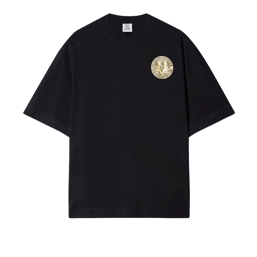 VETEMENTS Crypto Currency Print Tshirt