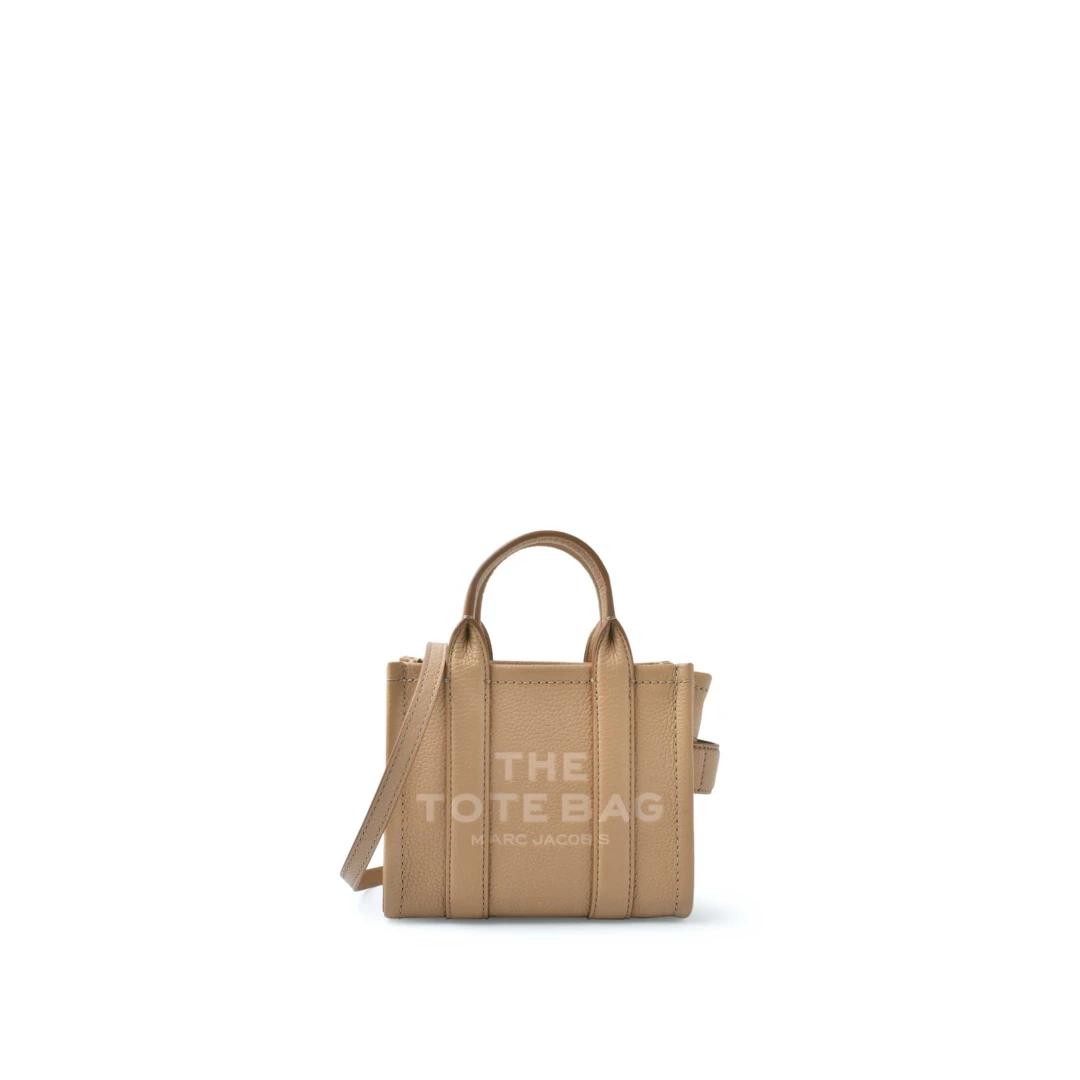 MARC JACOBS Mini Traveler Tote Bag Leather