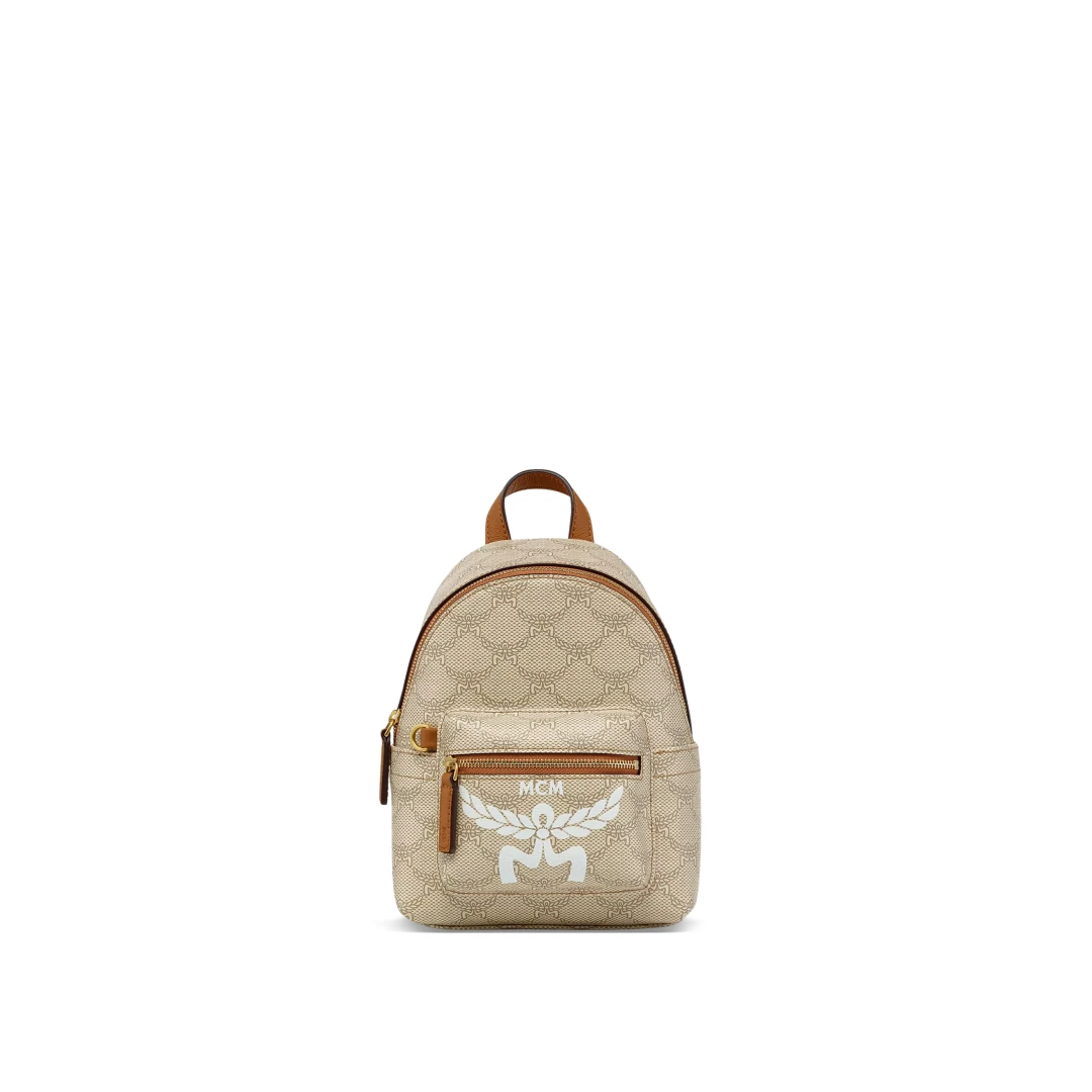 MCM X-mini Stark Bebe Boo Backpack In Lauretos