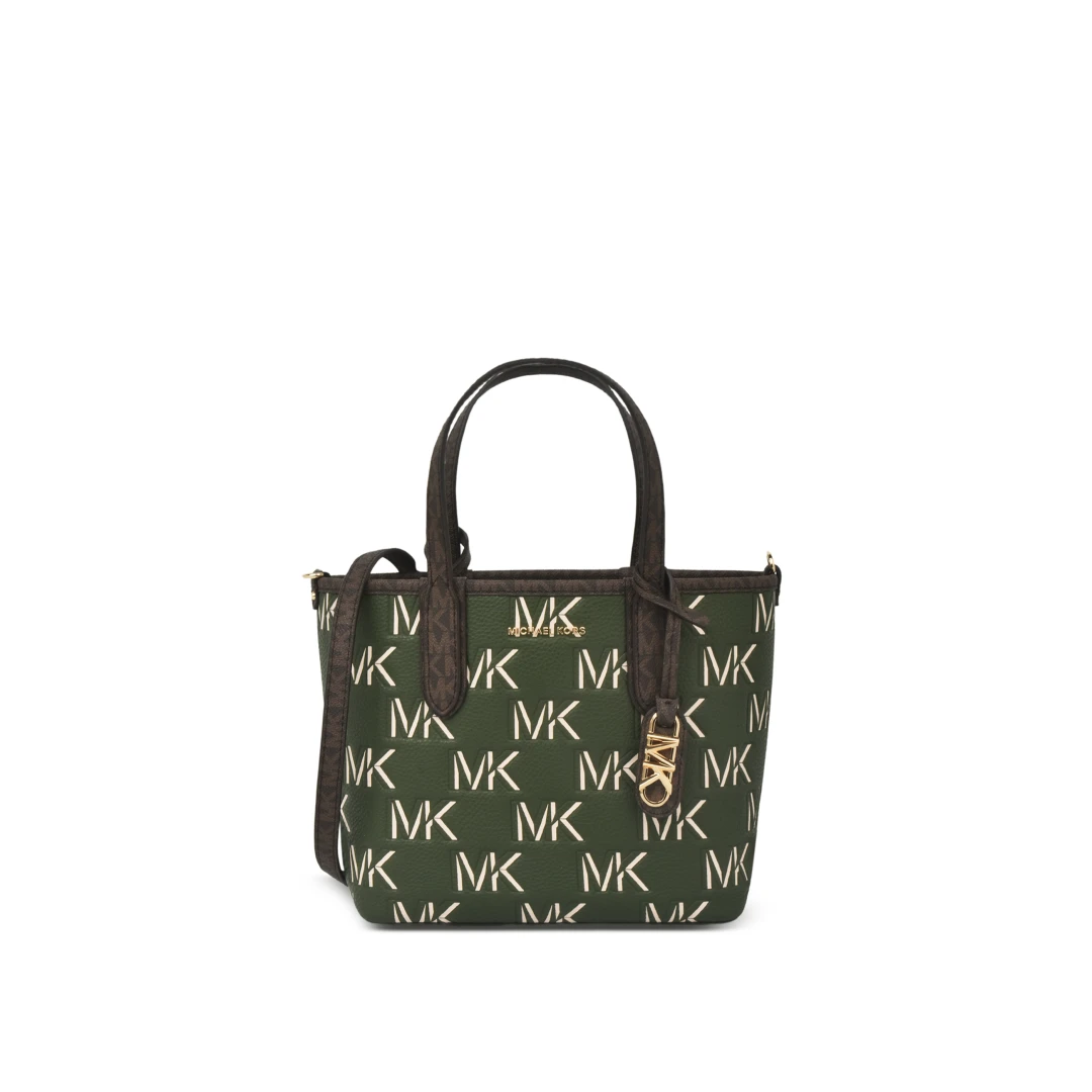 MICHAEL KORS Eliza XS Logo Jacquard Tote Bag