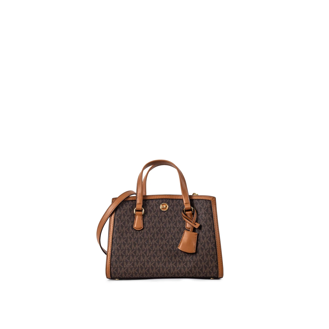 MICHAEL KORS Chantal XS Monogram Top Handle Crossbody Bag