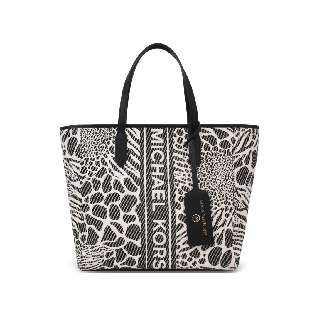 MICHAEL KORS Sinclair Large Animal Jacquard Tote Bag