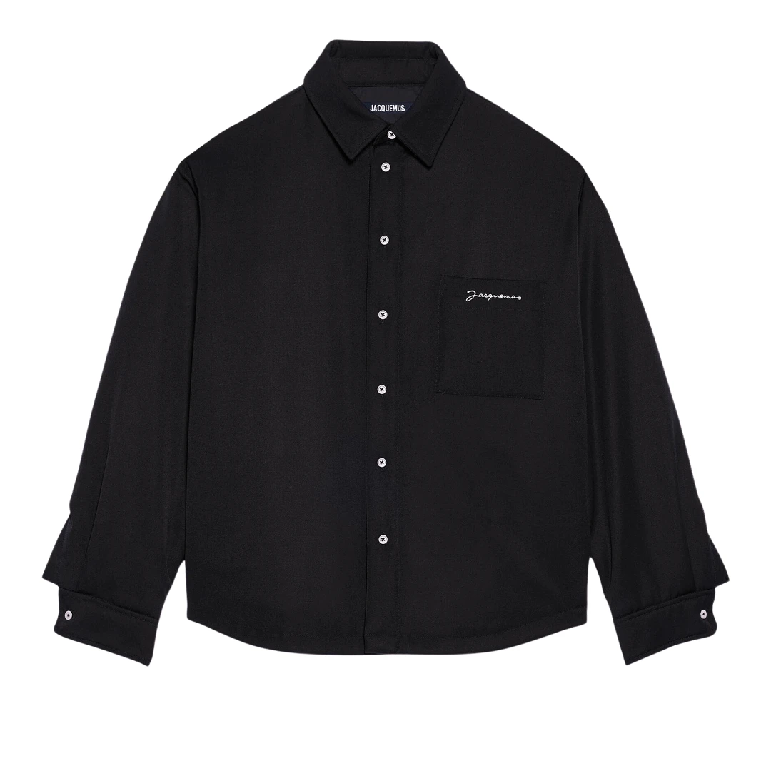 JACQUEMUS La Chemise Boulanger Puffed Overshirt