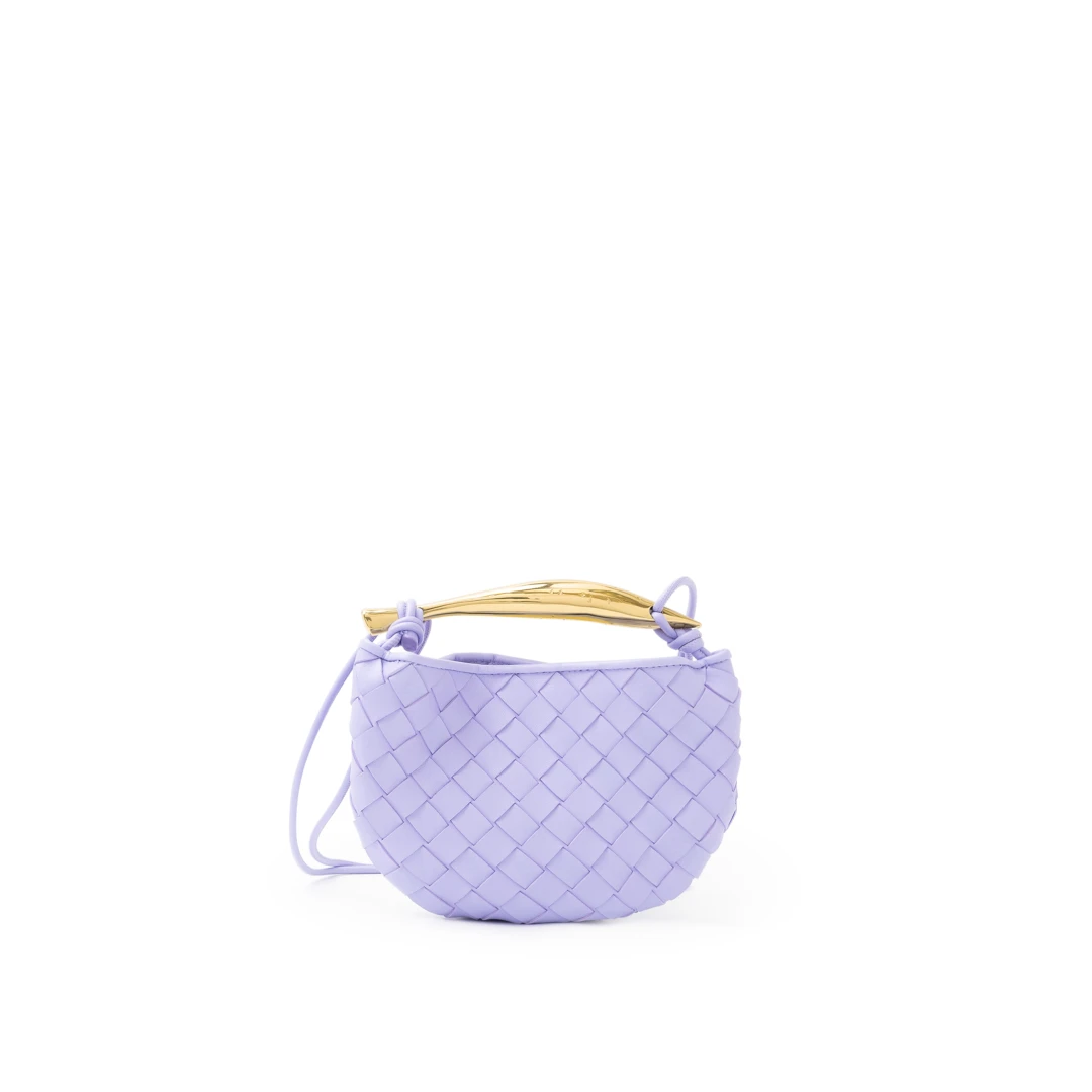 BOTTEGA VENETA Mini Sardine Crossbody Bag Leather 