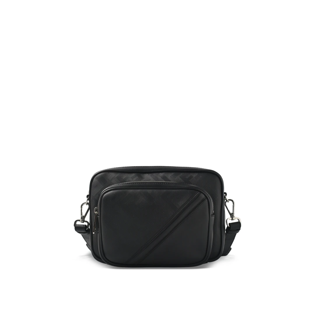 FENDI FF Shadow Logo Diagonal Duo Camera Case Shoulder Bag