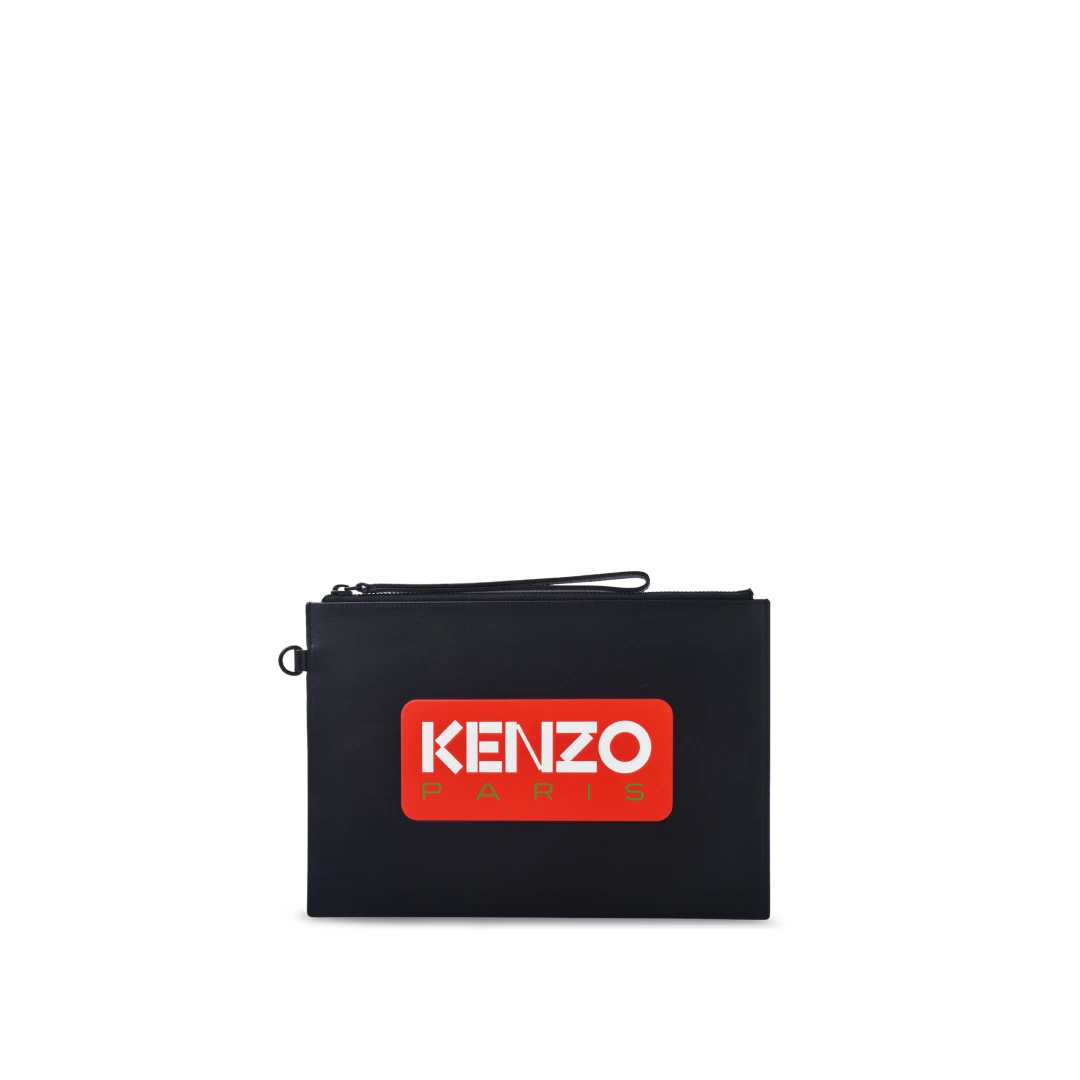 KENZO Paris Logo Print Pochette