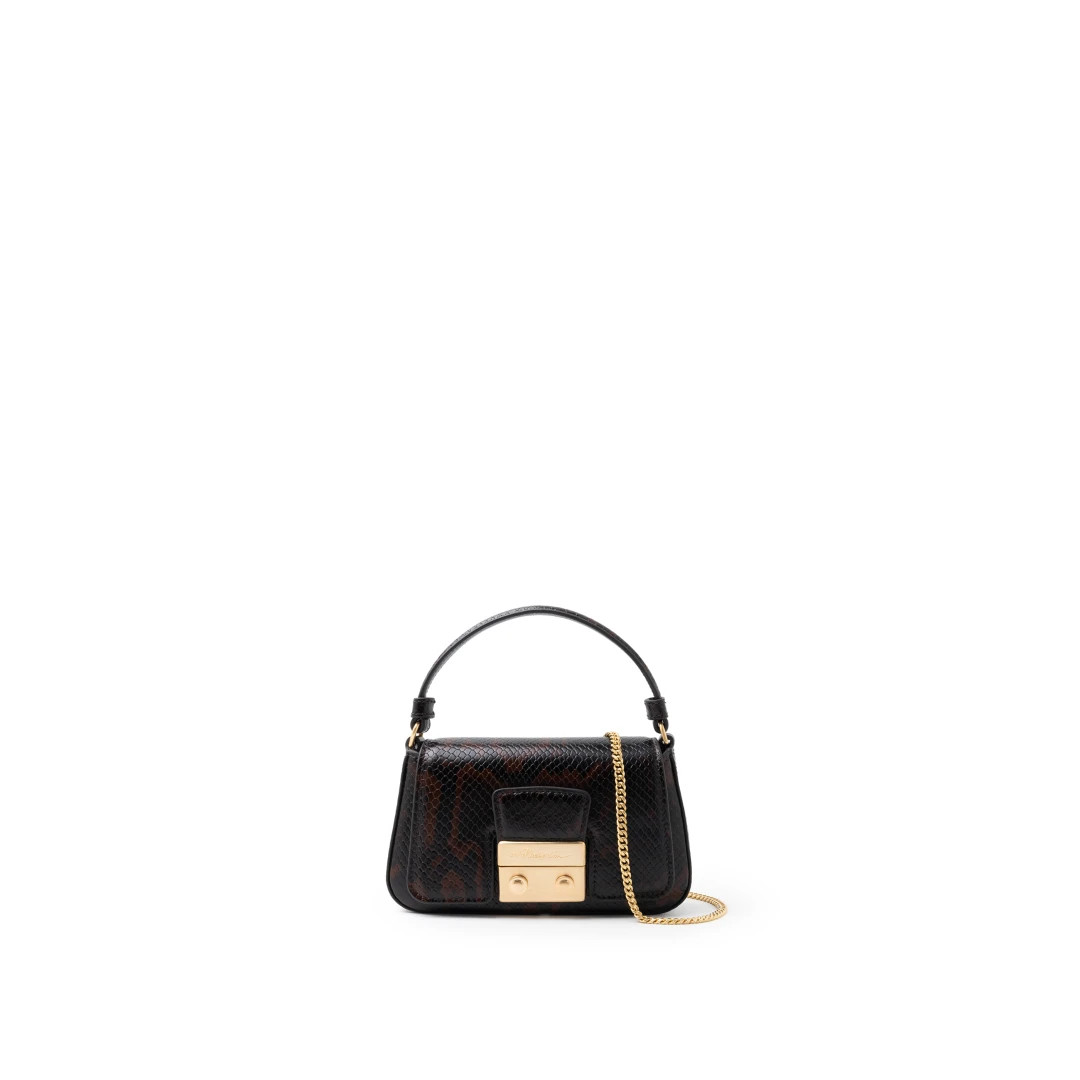 PHILLIP LIM Pashli Micro Chain Snake Skin Ghw