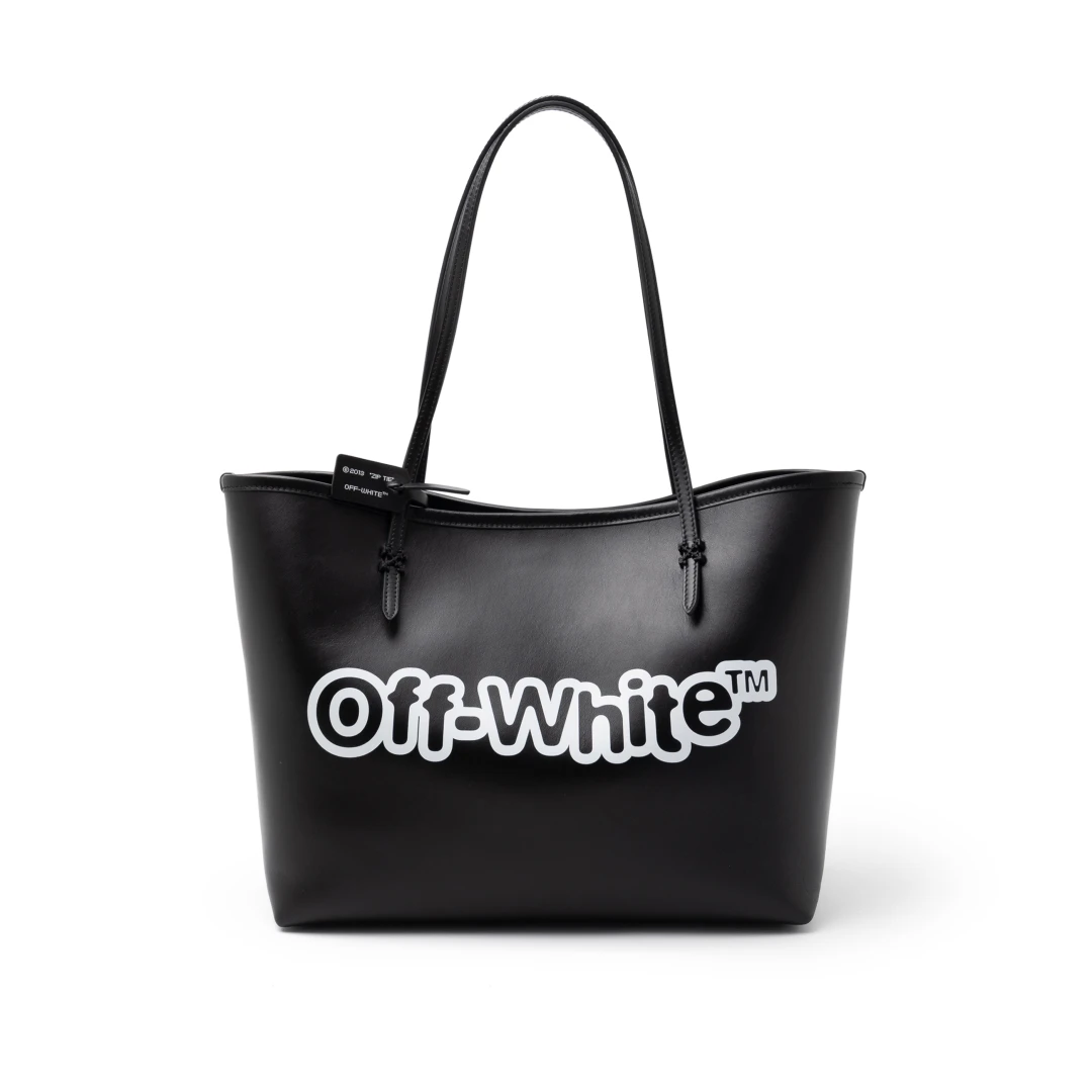 OFF WHITE Logo Print Tote Bag