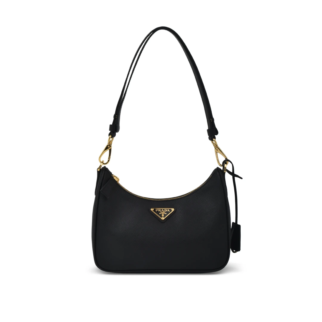 PRADA Re-edition Mini Bag Saffiano Leather With Chain