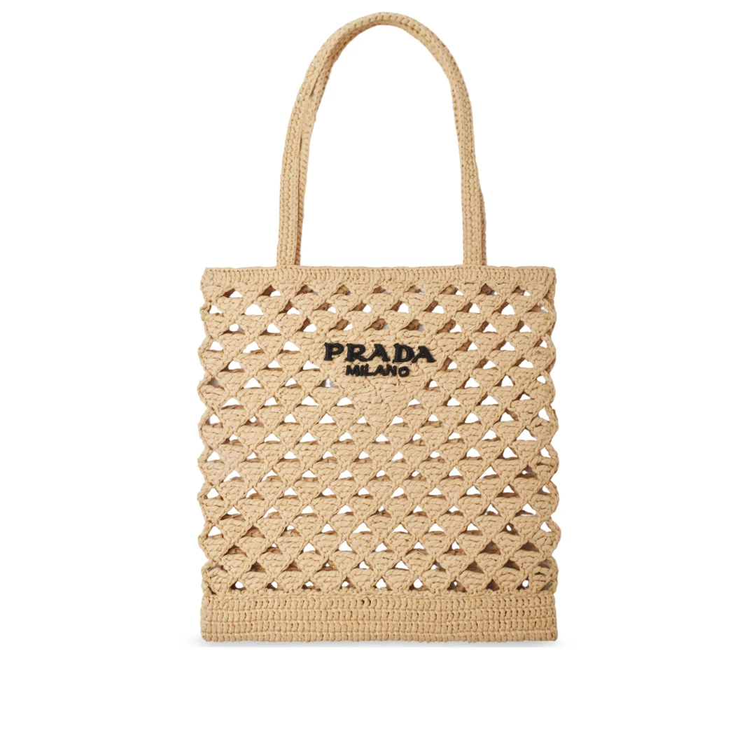 PRADA Crochet Tote Bag