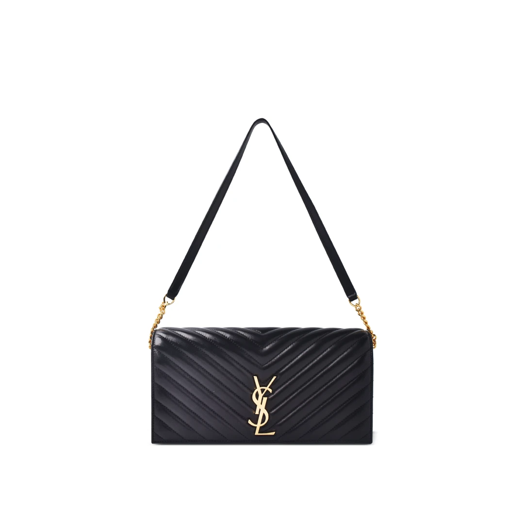 SAINT LAURENT Kate 99 Quilted Flap Bag Nappa Leather Ghw
