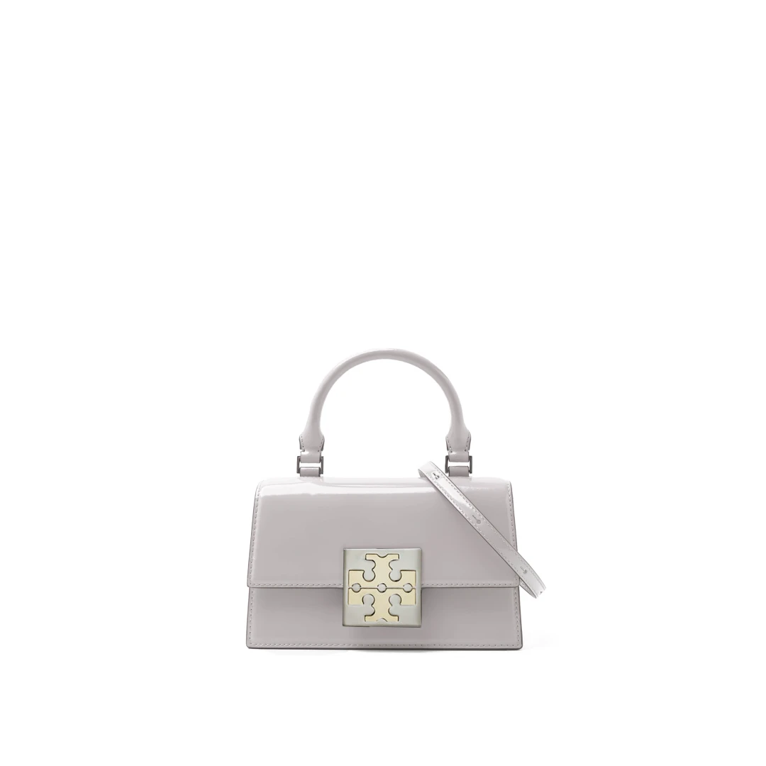 TORY BURCH Bon Bon Spazzolato Mini Top Handle Bag