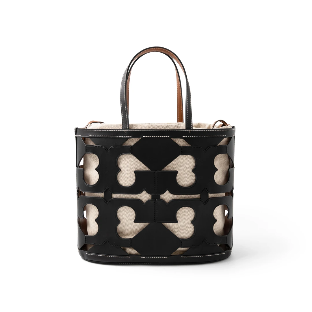 TORY BURCH Ella Cutout Logo Small Tote