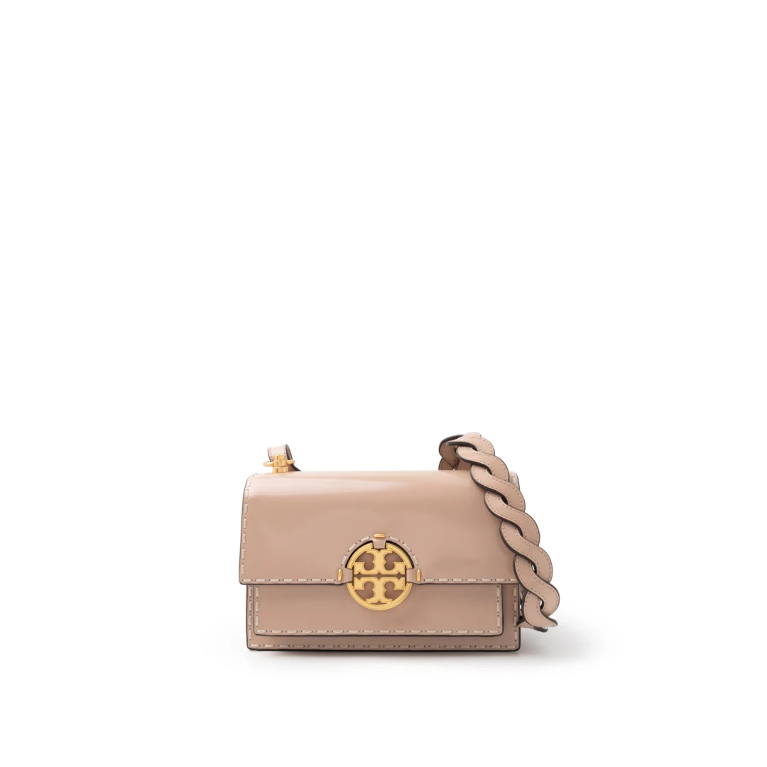 TORY BURCH Miller Spazzolato Small Convertible Shoulder Bag