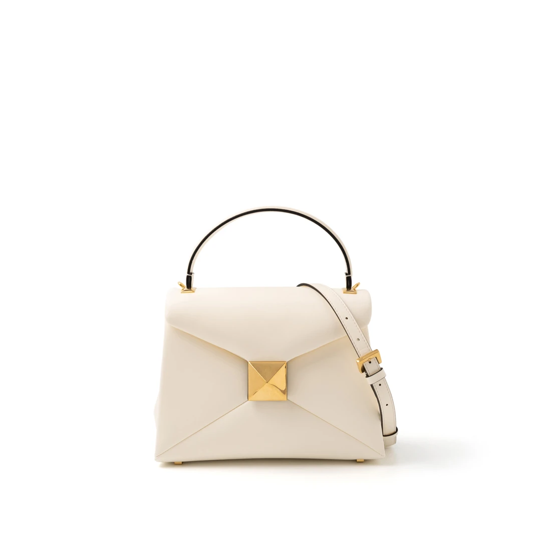 VALENTINO One Stud Top Handle Small Shoulder Bag