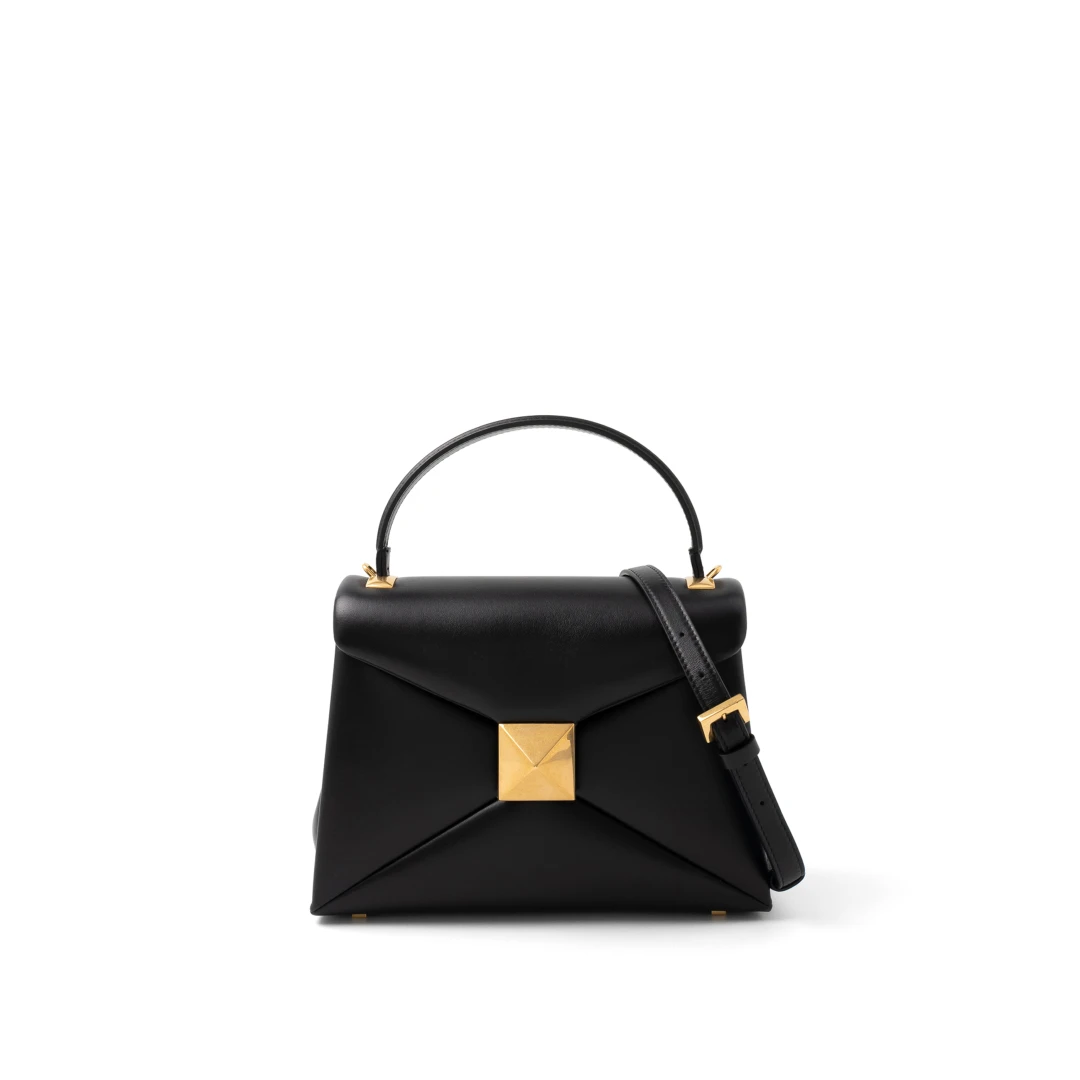 VALENTINO One Stud Top Handle Small Shoulder Bag