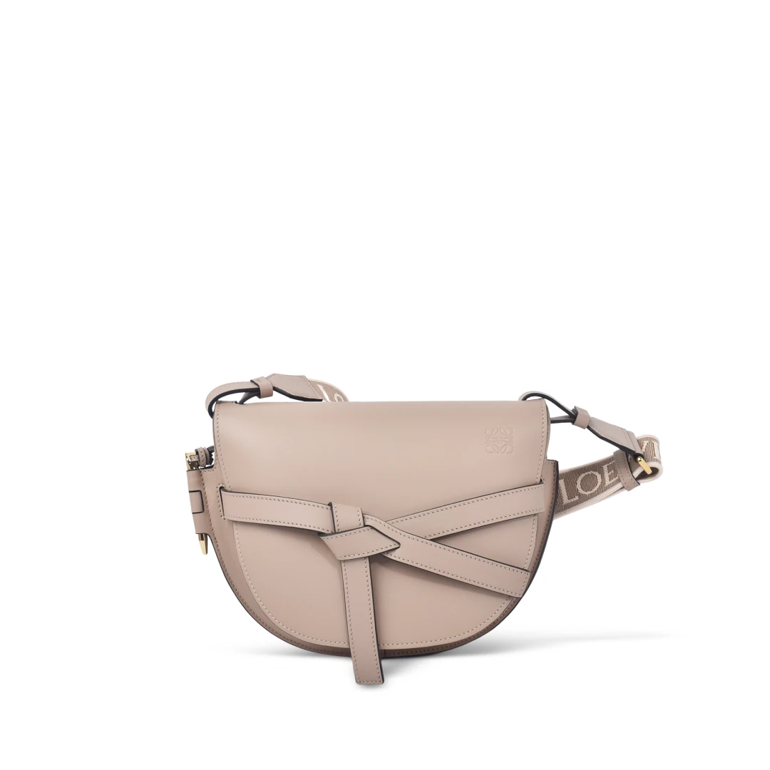 LOEWE Small Gate Dual Bag In Soft Calfskin Jacquard