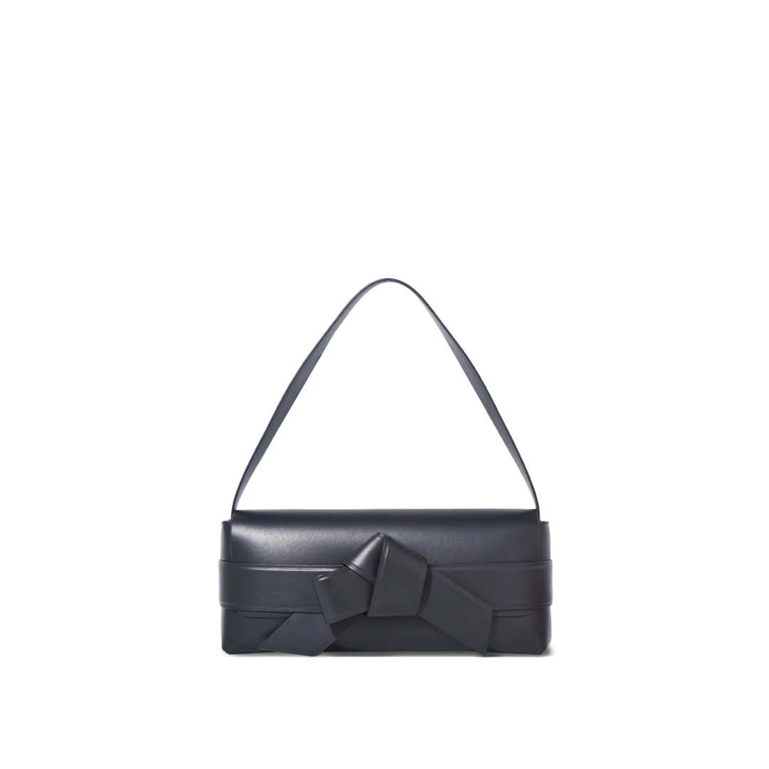ACNE STUDIOS Musubi Knot Shoulder Bag Calf Leather