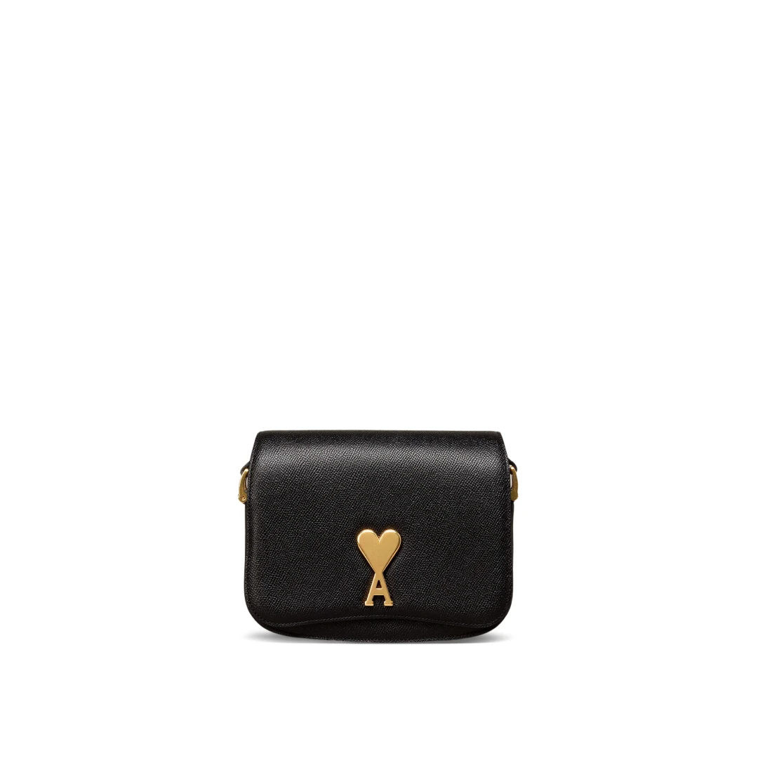AMI PARIS Small Paris Bag Grained Leather