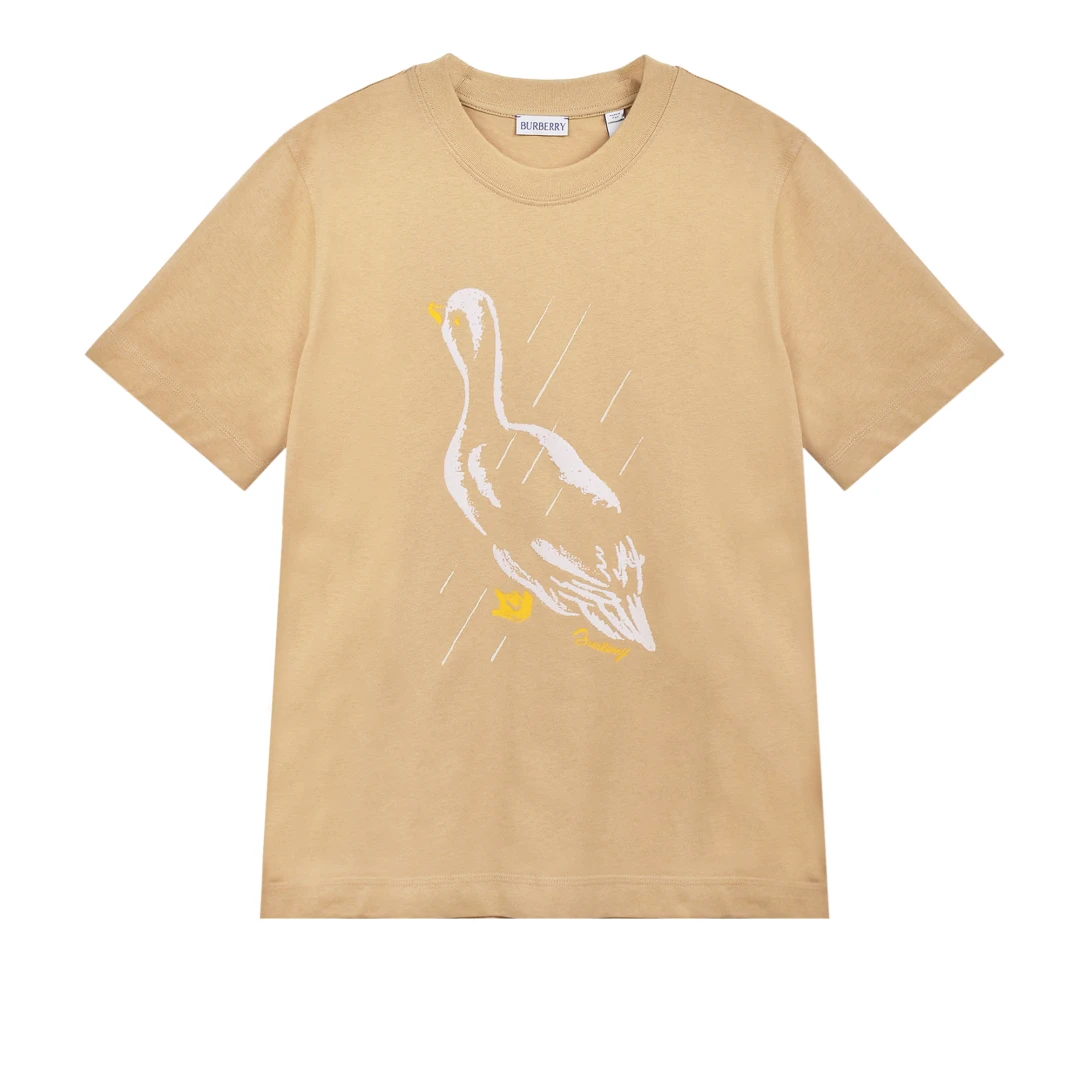 BURBERRY Duck Logo Print Tshirt