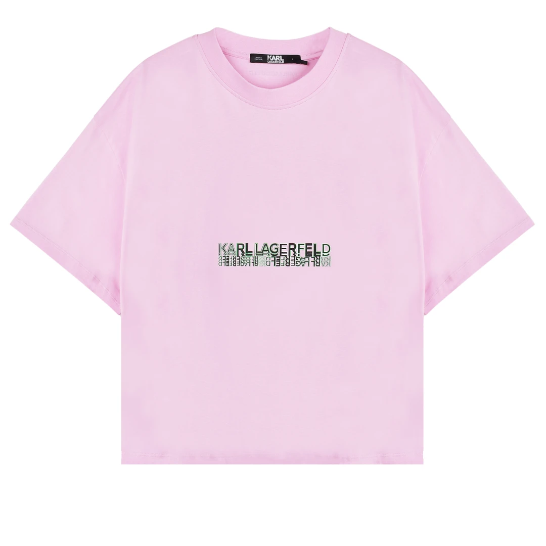 KARL LAGERFELD Seasonal Logo Boxy Tshirt