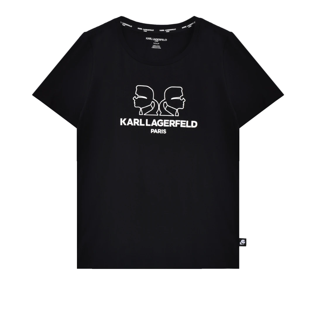 KARL LAGERFELD Double Karl Head Tshirt