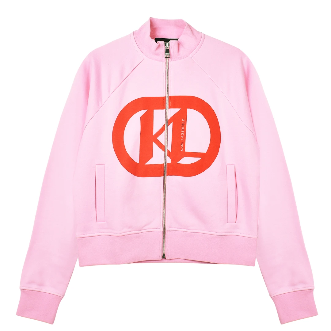 KARL LAGERFELD Karl Logo Zip Up Jacket