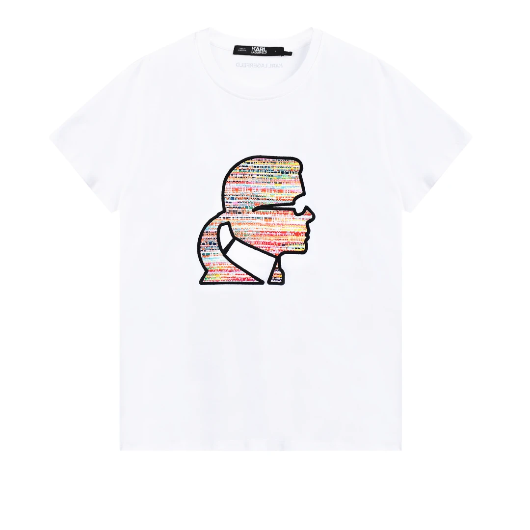 KARL LAGERFELD Boucle Karl Profile Tshirt