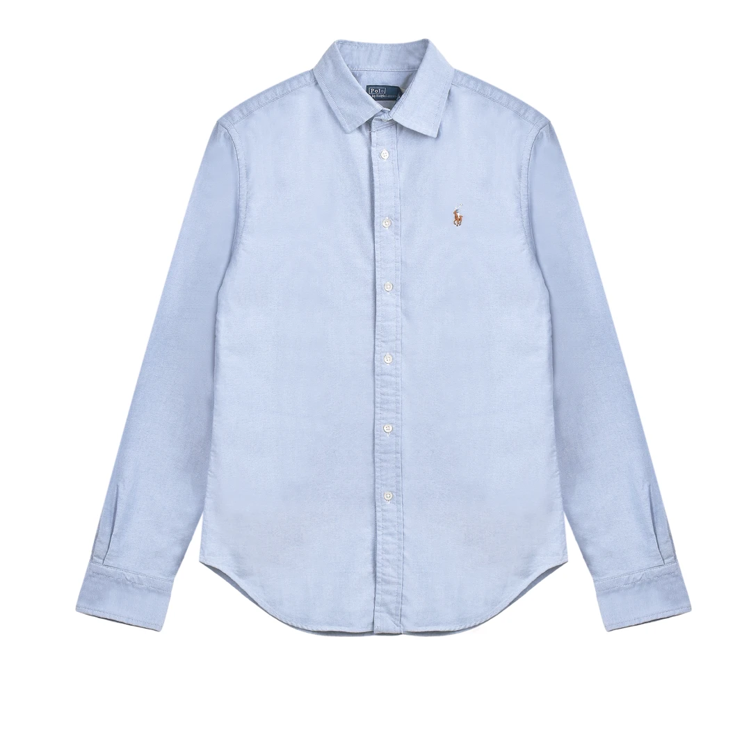 POLO RALPH LAUREN Charlotte Oxford Long Sleeve Shirt ( Slim Fit )