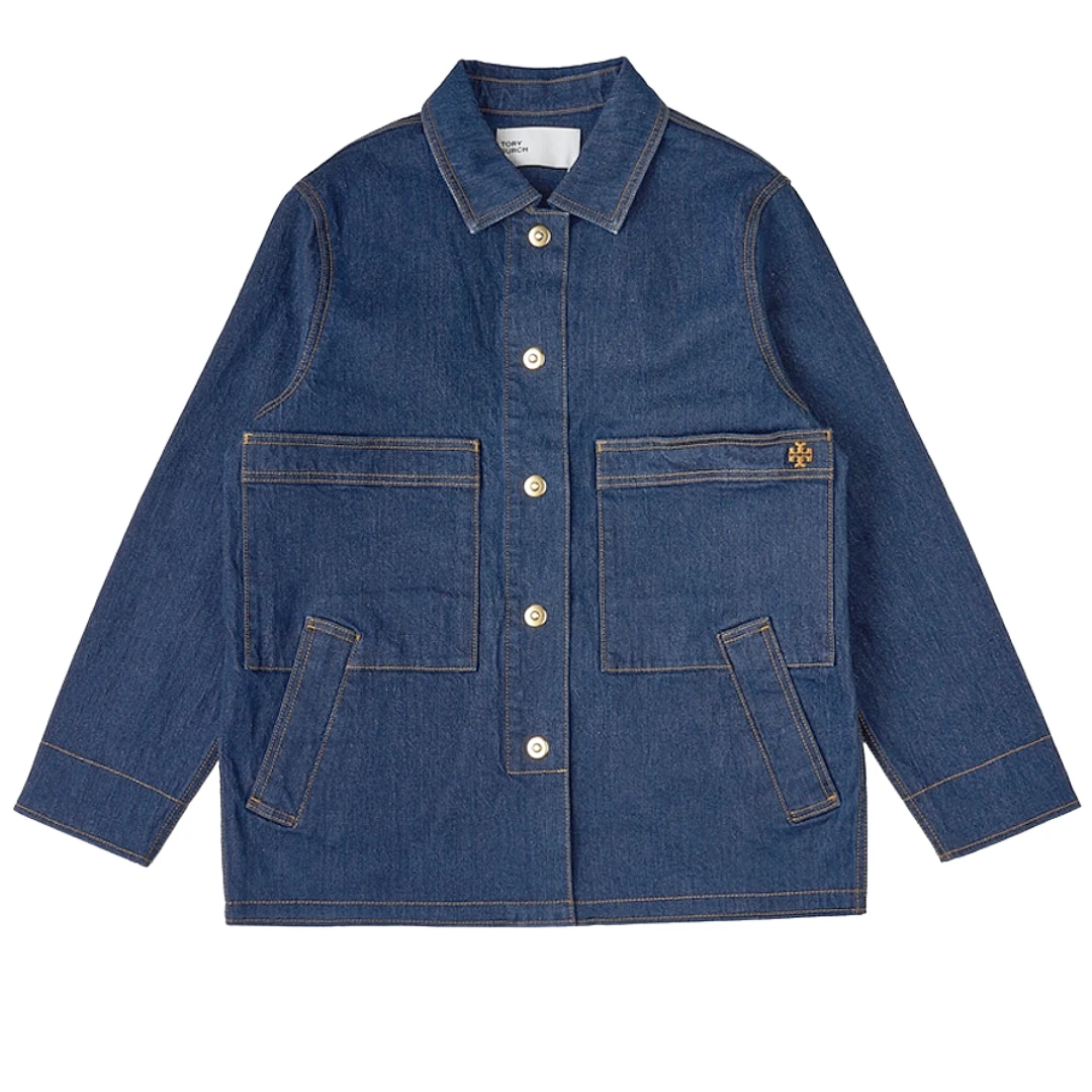 TORY BURCH Denim Barn Jacket