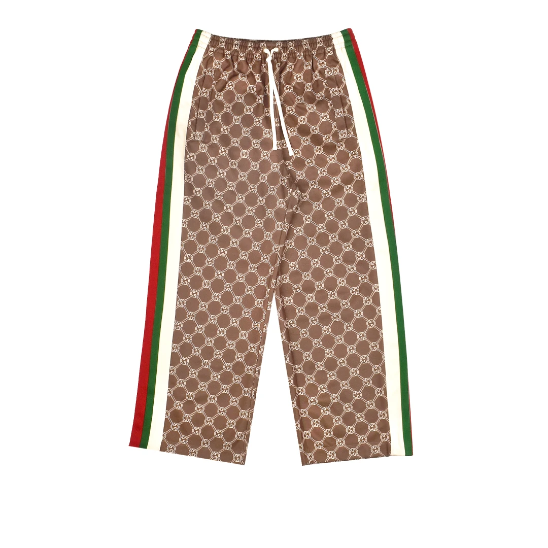 GUCCI Interlocking G Snap Button Jogging Pants