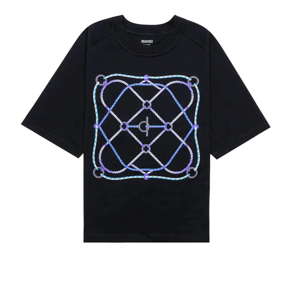 HERMES Artistique Figure Print Tshirt