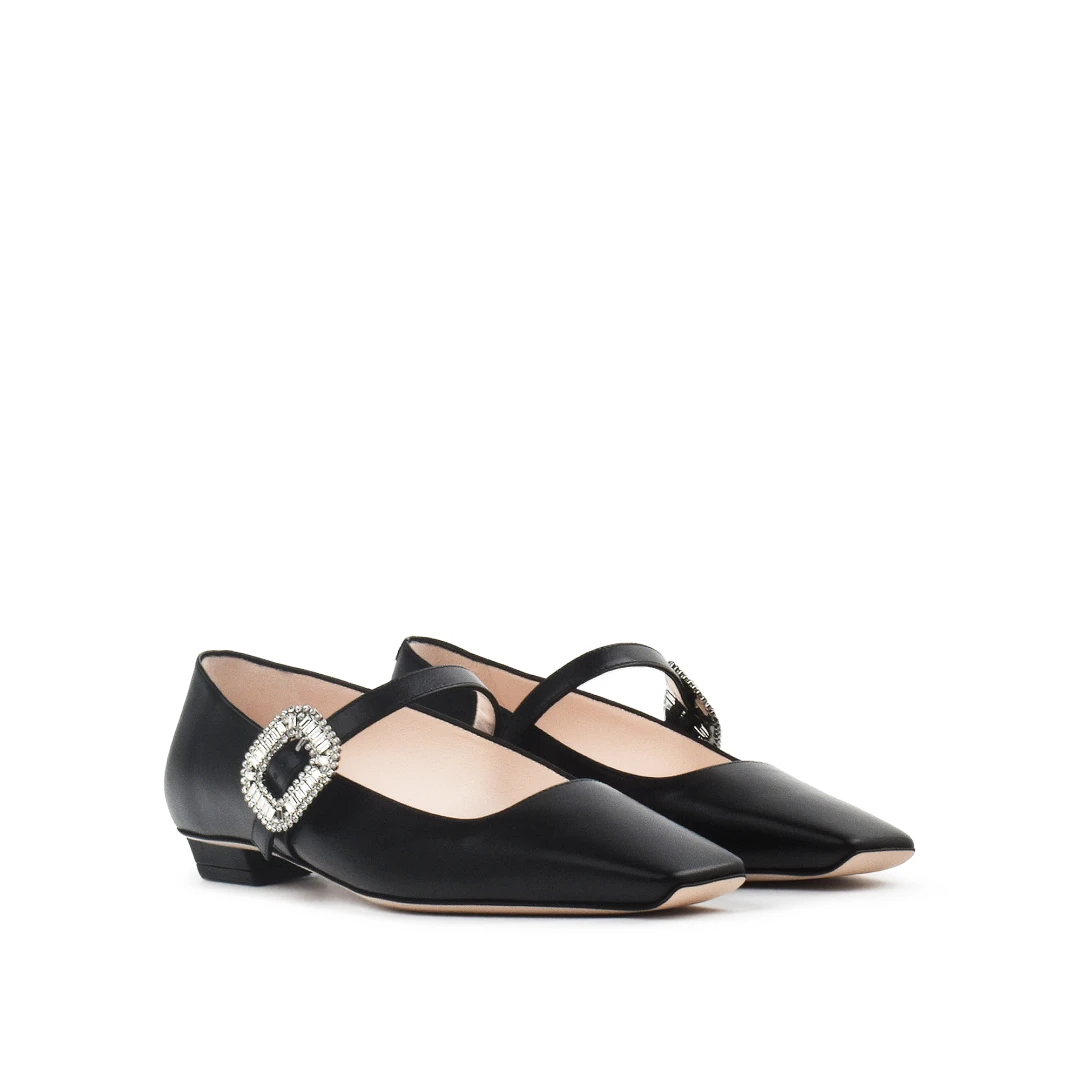 ROGER VIVIER Belle Vivier 25mm Pumps Mary Janes Leather