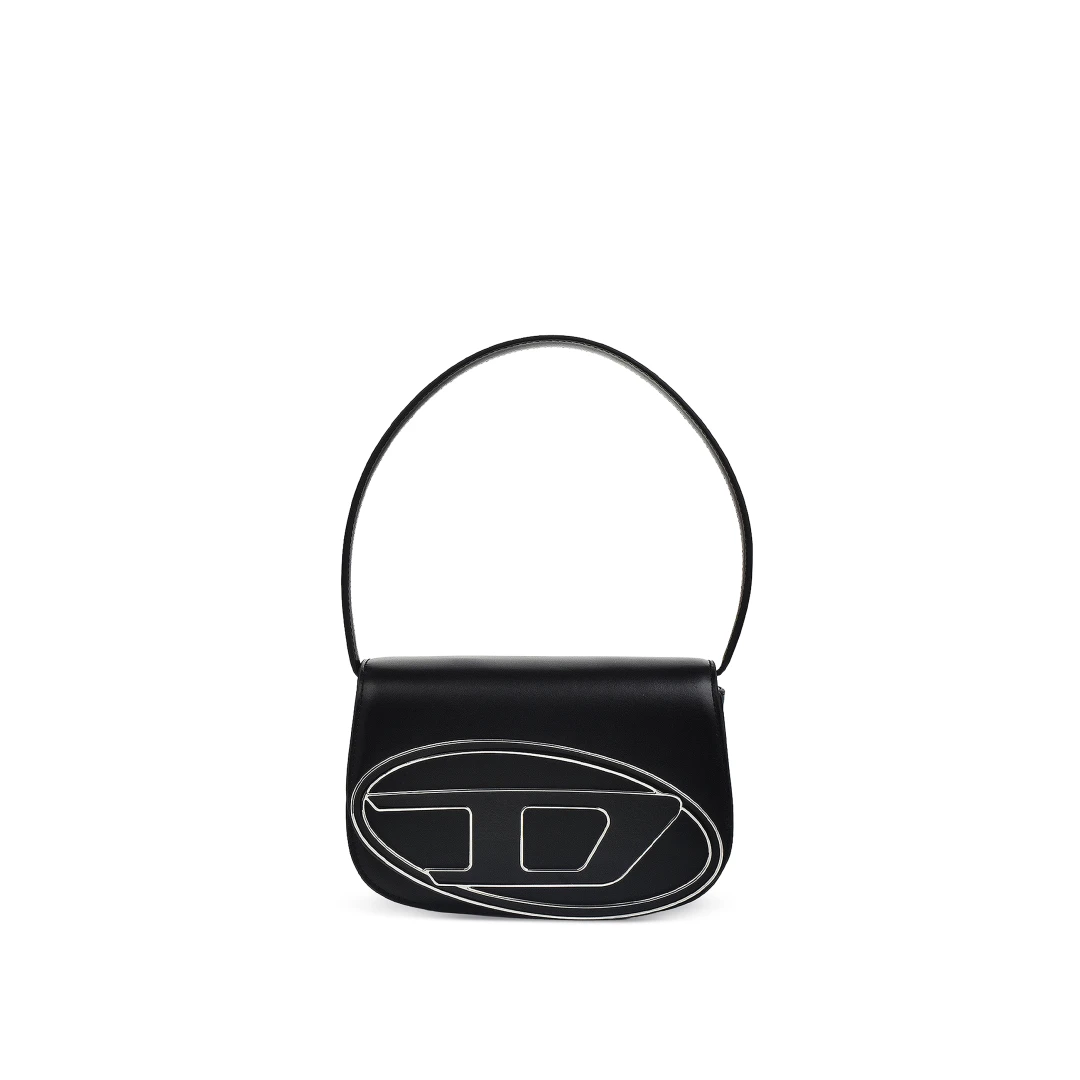 DIESEL 1DR Iconic Shoulder Bag In Nappa Leather