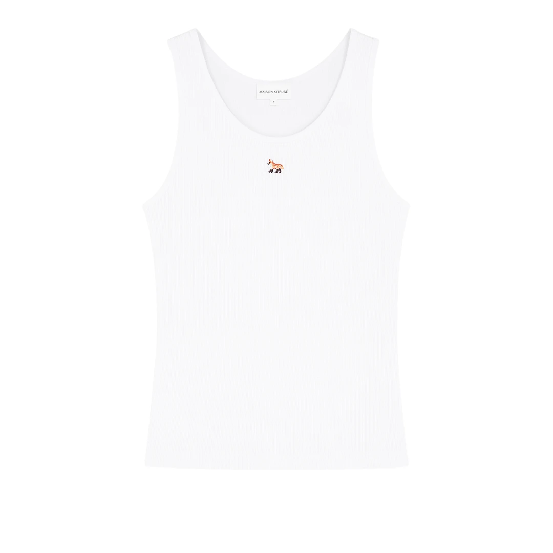 MAISON KITSUNE Baby Fox Ribbed Tank Top